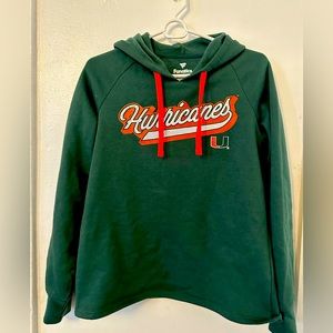Size Small Miami Hurricane Fanatics Hoodie